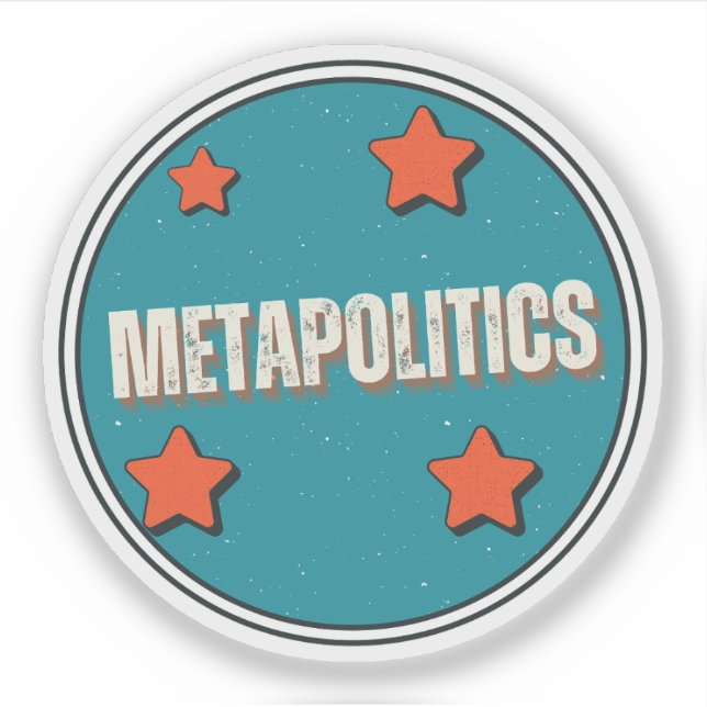 Sticker Métapolitique (Devant)