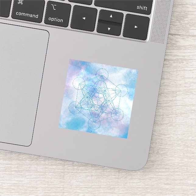 Sticker Metatron’s Cube Sacred Geometry (Détail)