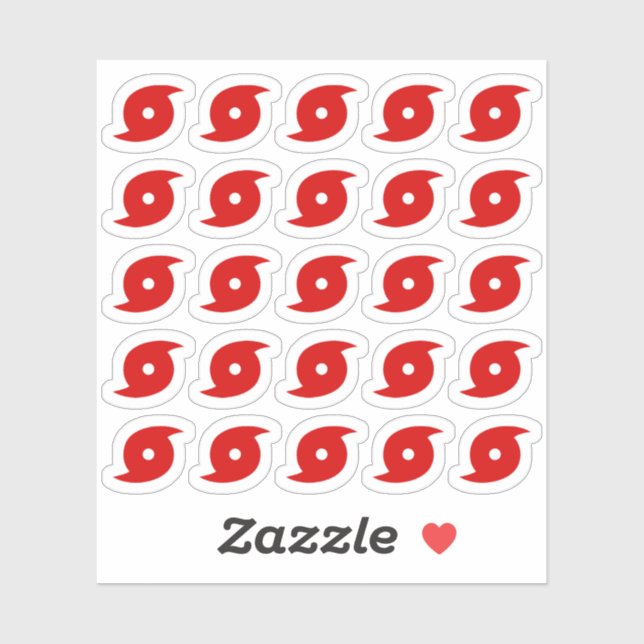 Sticker Météorologie des ouragans Météo Rappel des prévisi (Feuille)