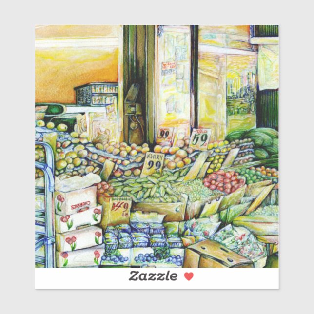 Sticker Mettre à mal la gentrification artistique (Feuille)