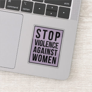 Sticker Mettre fin à la violence contre les femmes