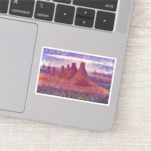 Sticker Meules de foin de Georges Seurat