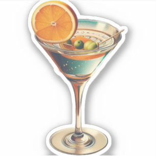 Sticker Mi siècle de l'ère atomique de l'espace Martini fu
