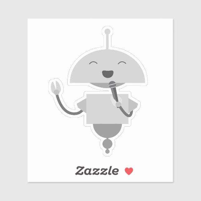 Sticker Mia chant (Feuille)