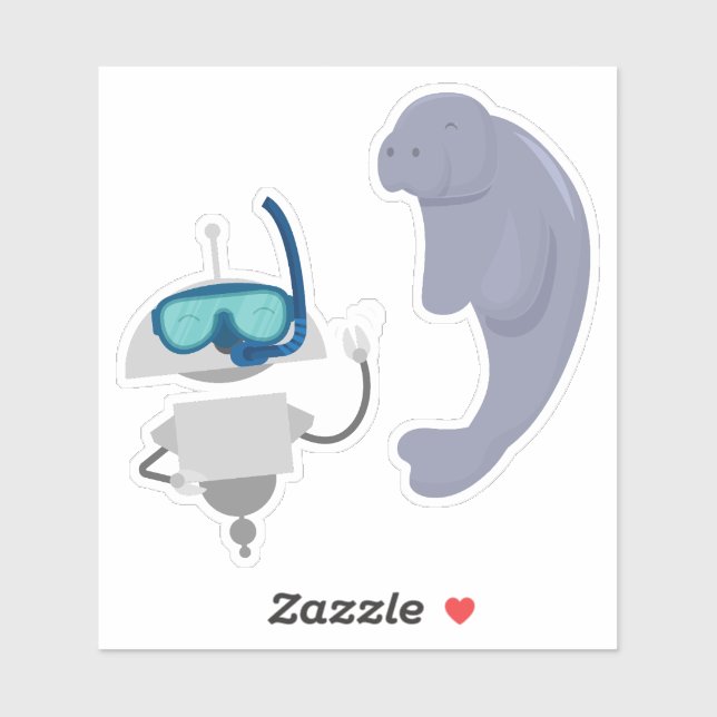 Sticker Mia diver 2 (Feuille)