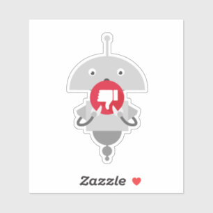 Sticker Mia pouces vers le bas