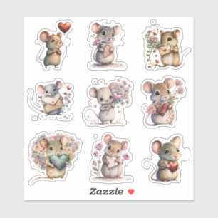 Sticker Mice adorable