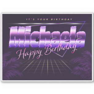 Sticker Michaela Prénom