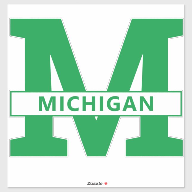 Sticker Michigan (Feuille)