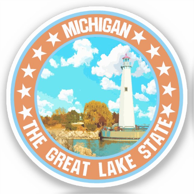 Sticker Michigan (Recto)