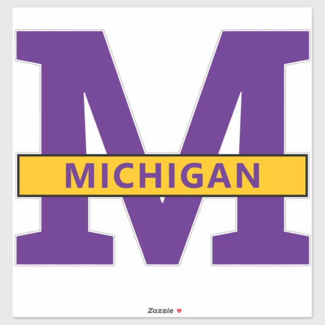 Sticker Michigan (Feuille)
