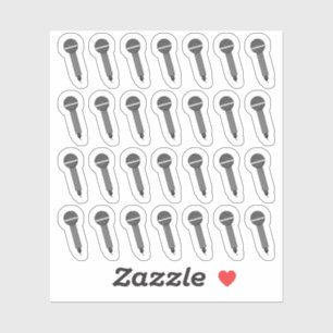 Sticker Microphone Karaoke Concert Podcast Bujo Planner