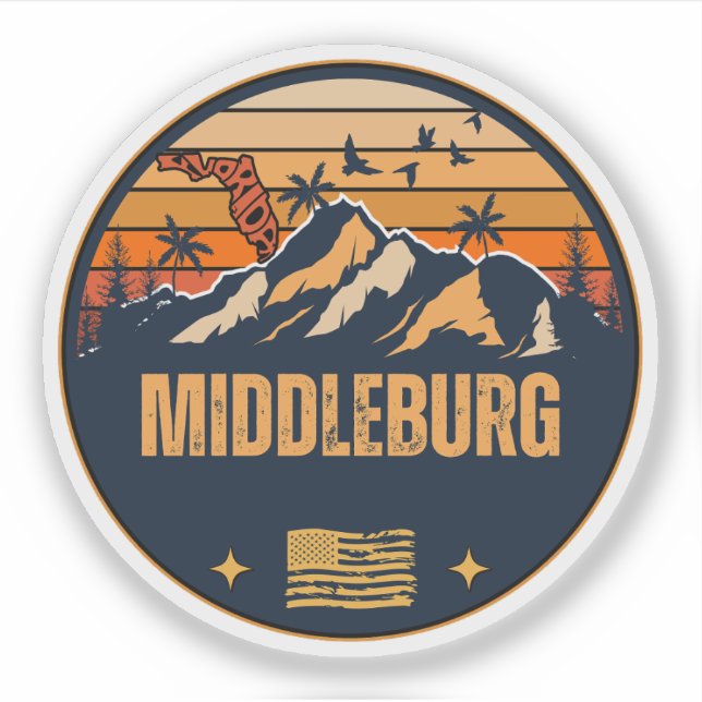 Sticker Middleburg, Floride  (Devant)