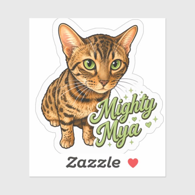 Sticker Mighty Mya (Feuille)