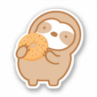 Sticker Migner tout Bagel Sloth