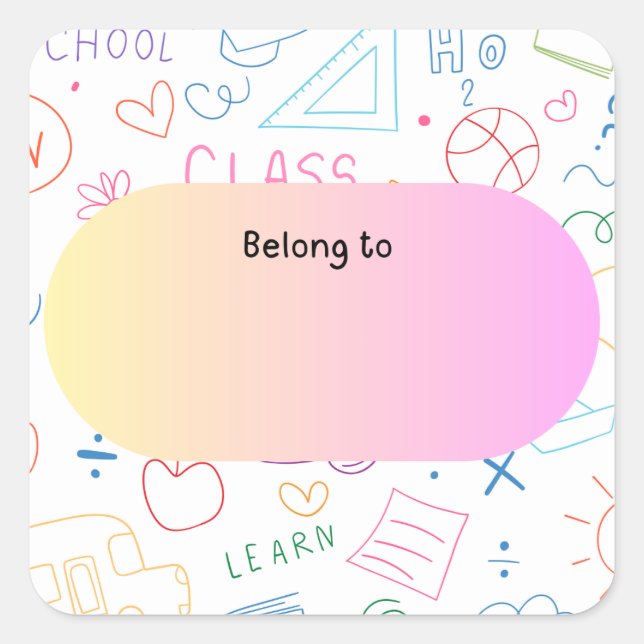 Sticker mignon (Devant)