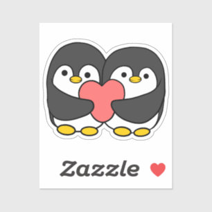 Sticker Mignon manchot 