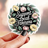 Mignon Soutenez les agriculteurs locaux Floral