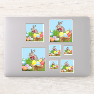 Sticker Mignonne Bunnyfor Pâques pour une humeur positive
