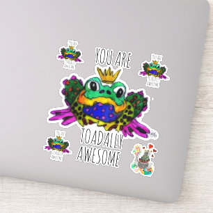 Sticker Mignonne et colorée Vous êtes Toadadadesome