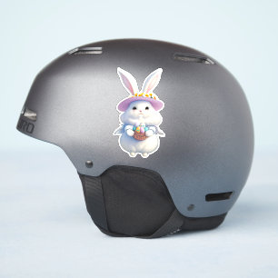 Sticker Mignonne lapin de Pâques 01