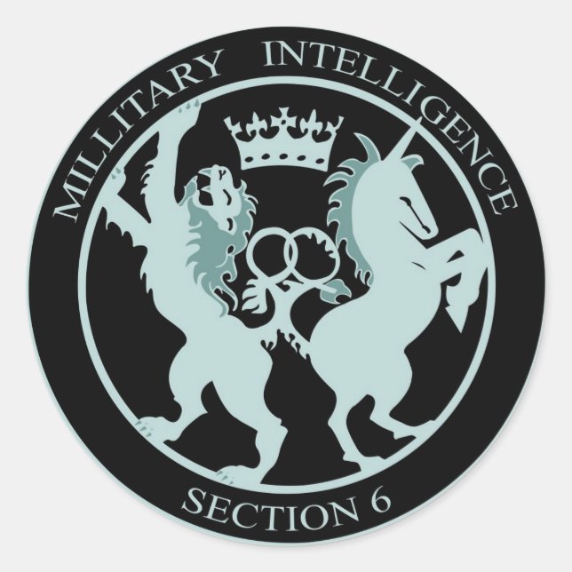 Sticker Military Intelligence Section 6 (Devant)