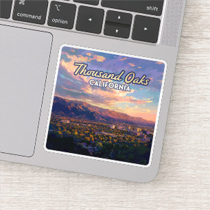 Sticker Mille Oaks Californie Los Angeles Ventura