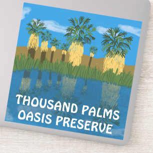 Sticker Mille Palms Oasis Preserve Désert Californie