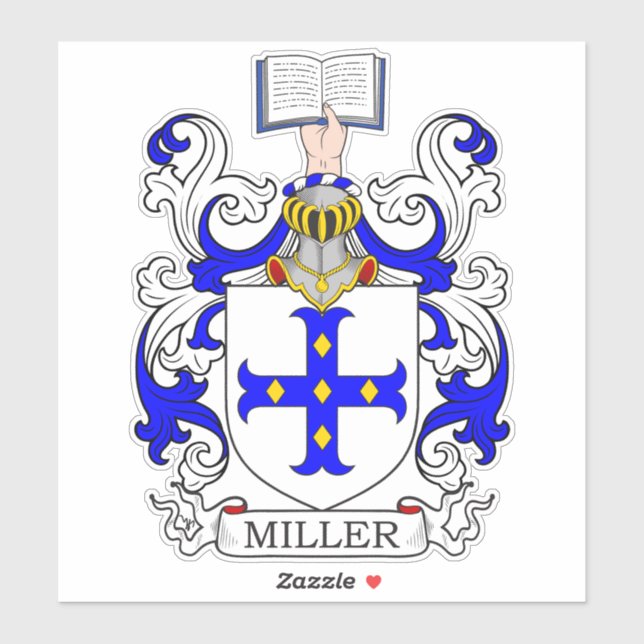 Sticker Miller Family Crest (Feuille)