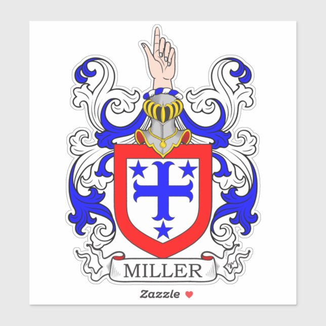 Sticker Miller Family Crest (Feuille)