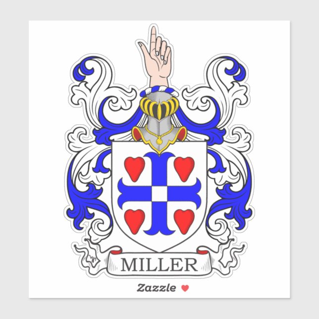 Sticker Miller Family Crest (Feuille)