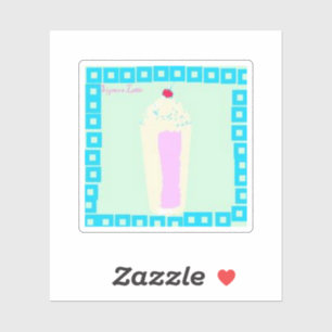 Sticker milshake Signora Latte