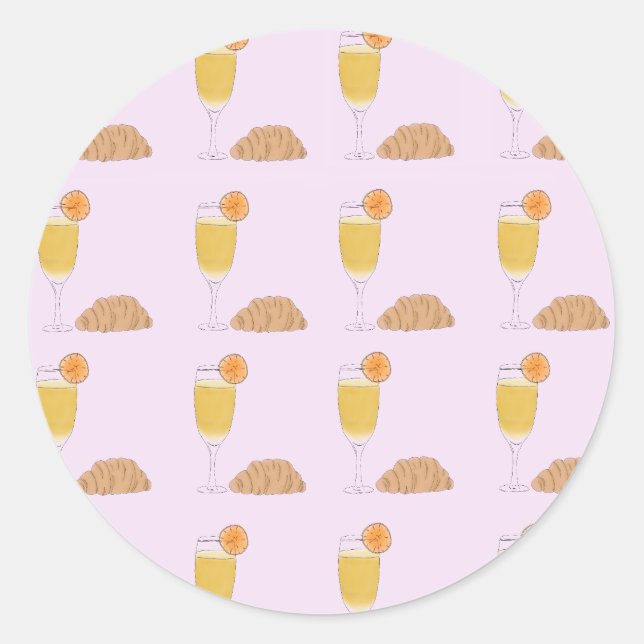 Sticker Mimosa et Brunch (Devant)