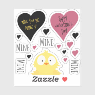 Sticker Mine Cute Mine Mine Mine Collection de la mine Pou