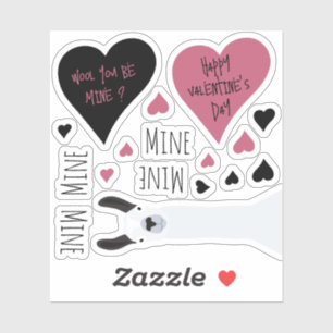 Sticker Mine Cute Mine Mine Mine Collection de mines Llama