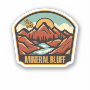 Sticker Mineral Bluff, Géorgie