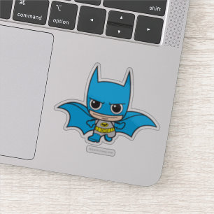 Sticker Mini Batman en cours d'exécution