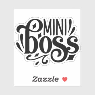 Sticker Mini Boss, chef de bébé