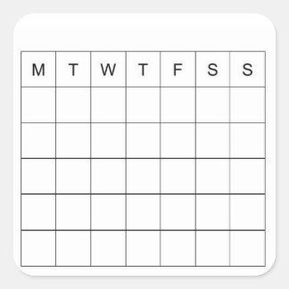 Sticker Mini Calendrier Journal et Planificateur d