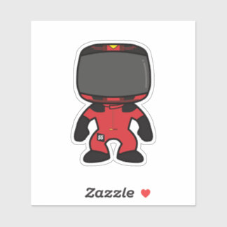 Sticker Mini Figure personnalisée Carlos Sainz - Saison F1