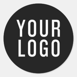 Sticker minimaliste pour logo noir d'entreprise