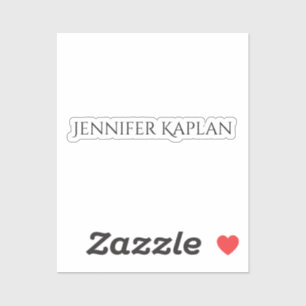 Sticker Minimaliste Professionnel Moderne Simple