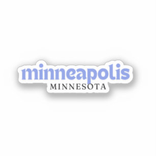 Sticker Minneapolis Minnesota 