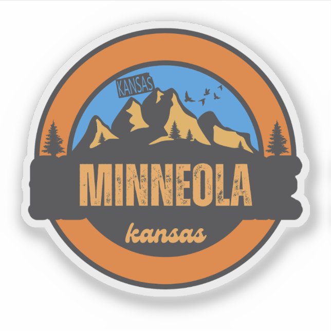 Sticker Minneola, Kansas (Devant)