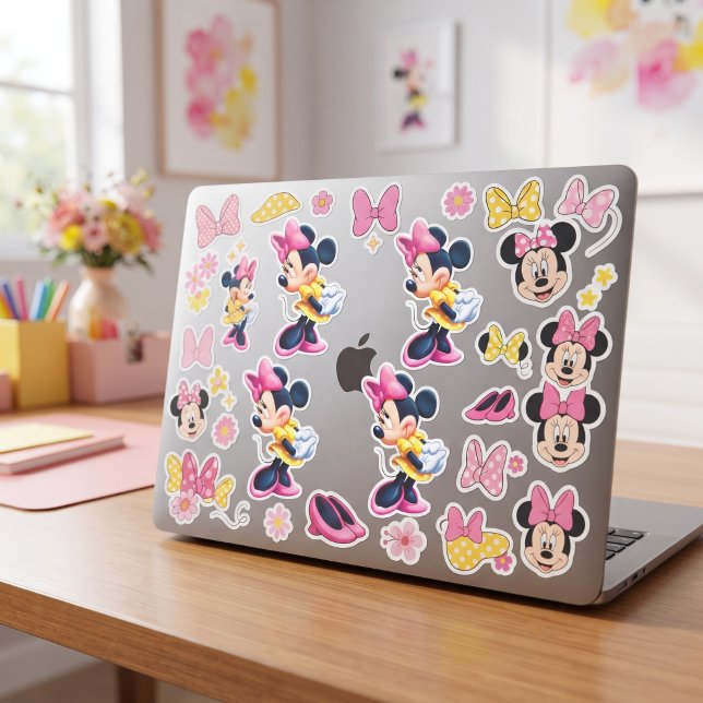 Sticker Minnie Autocollante (Créateur téléchargé)