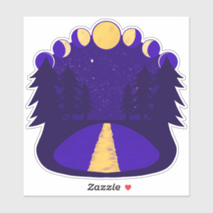 Sticker Minuit au Clair de Lune