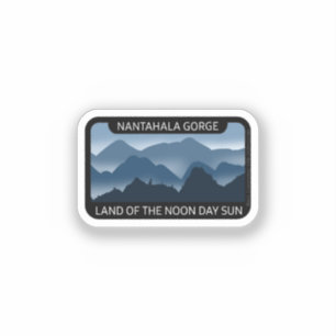 Sticker (Minuscule) Gorge de Nantahala, Terre du Soleil du