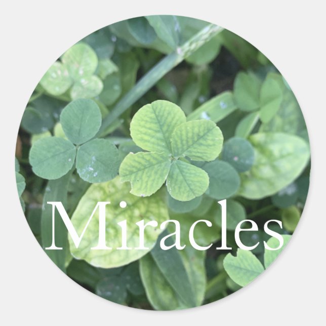 Sticker 'Miracles' (Devant)