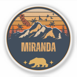 Sticker Miranda, Californie