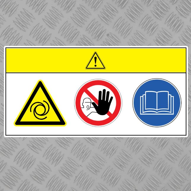 Sticker Mise en garde/équipement démarre automatiquement É (Créateur téléchargé)